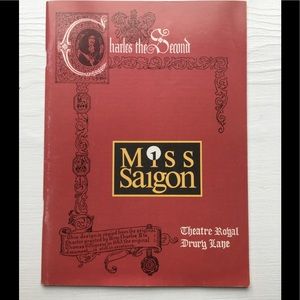 🔥Miss Saigon London Souvenir Program Drury Lane